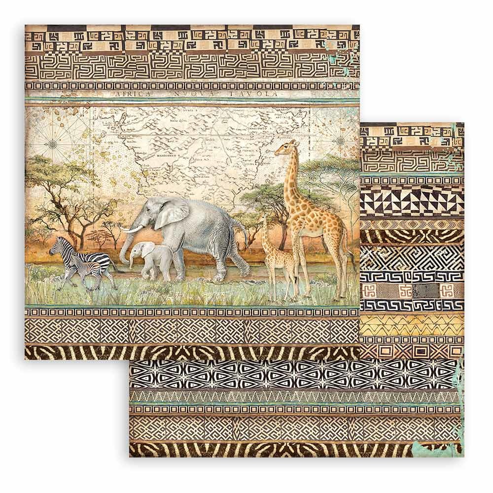 Stamperia Paper Pad 6x6 - Savana  - 5