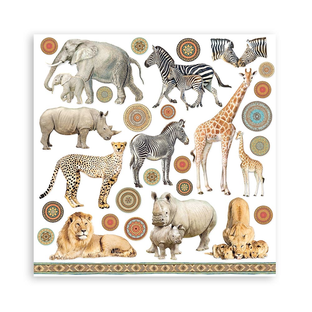 Stamperia Paper Pad 6x6 - Savana  - 10