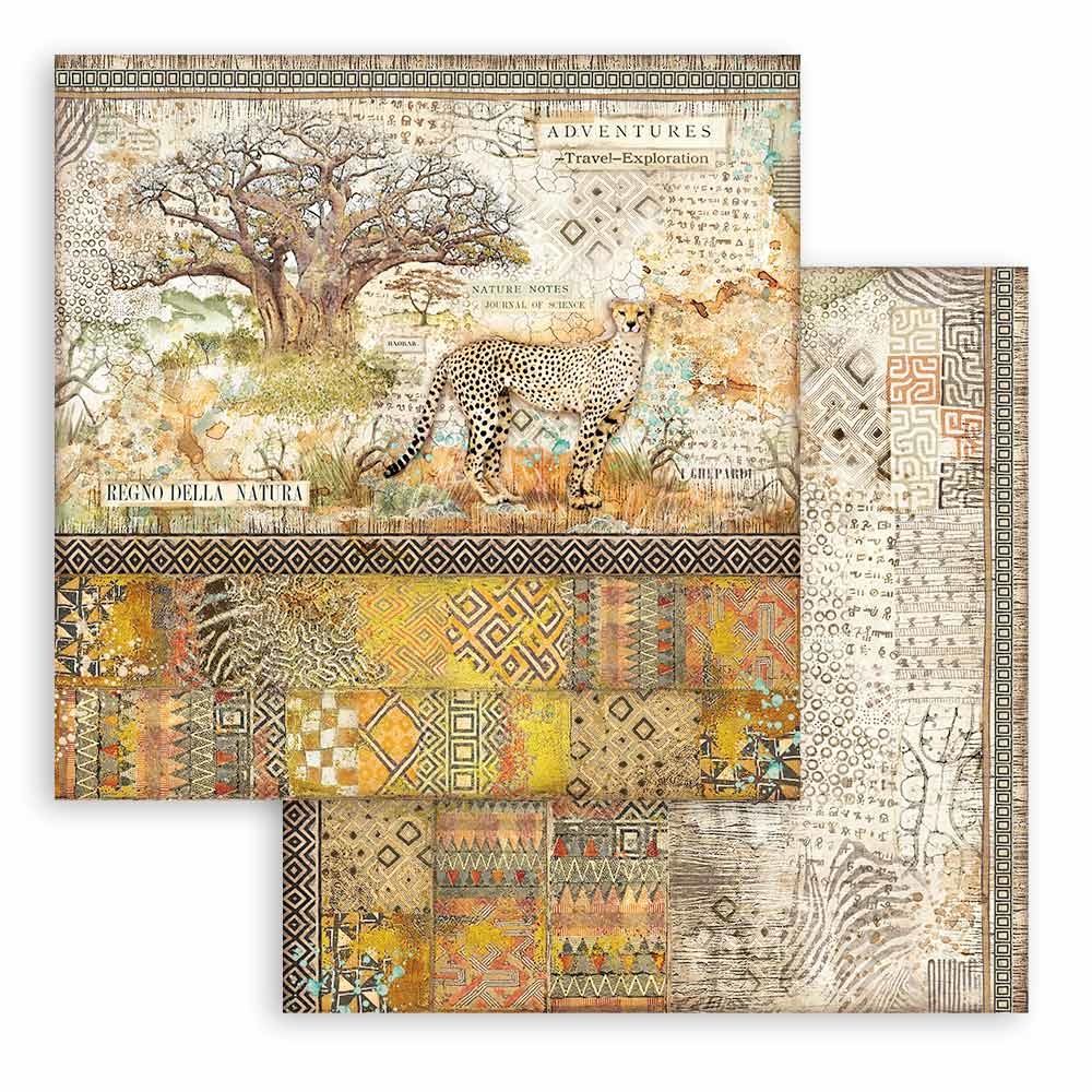 Stamperia Paper Pad 6x6 - Savana  - 6