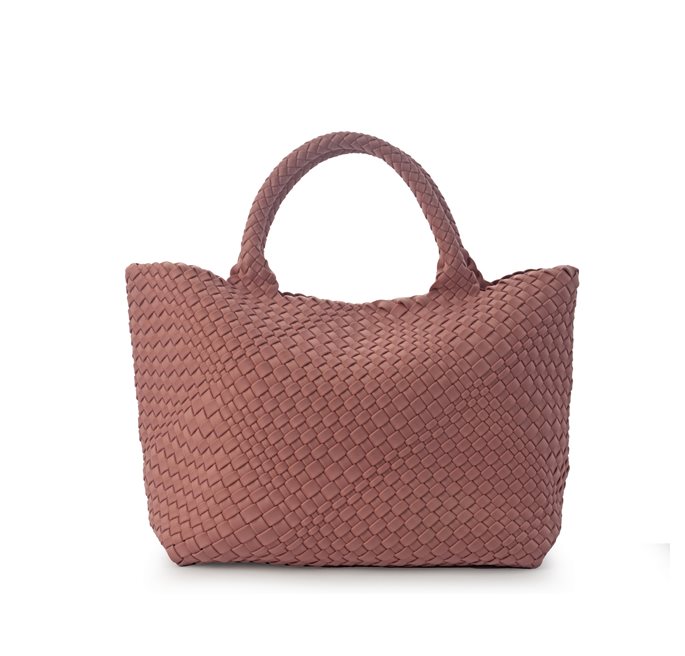 HAND BRAIDED SHOPPER DUSTY PINK CEANNIS