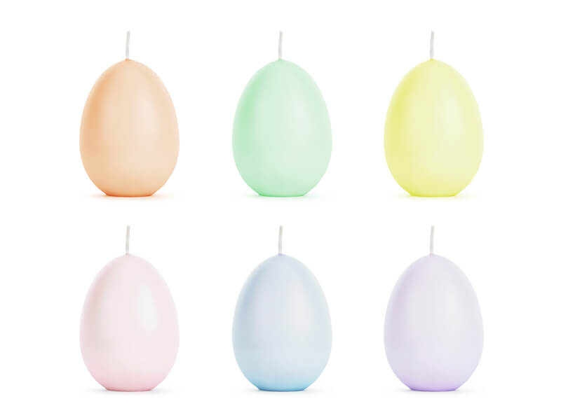 Ljus Ägg Pastellmix 6-pack - 2