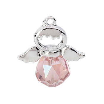 Berlock -  Ängel m Glas, Rosa
