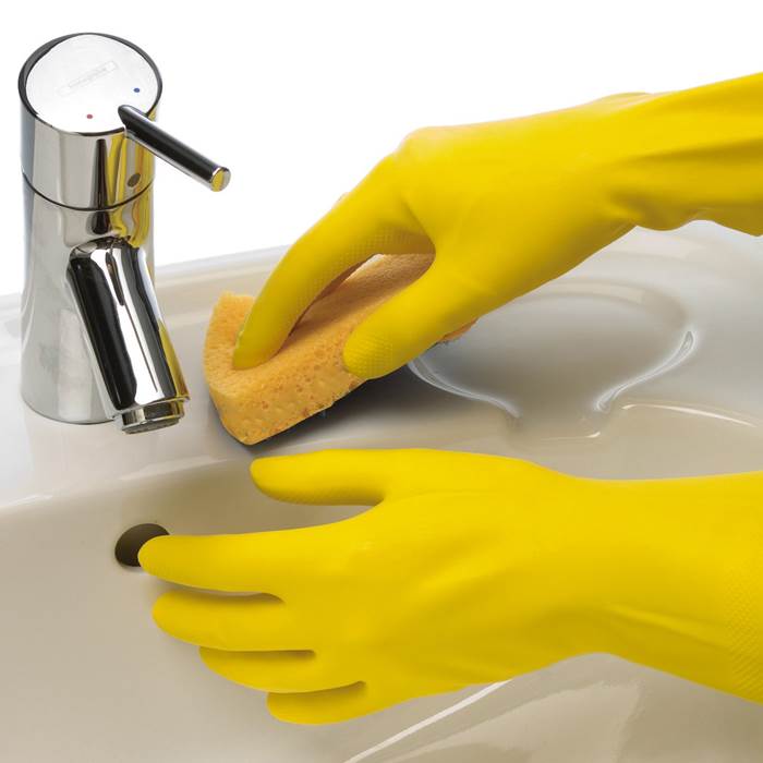 Diskhandske Latex 0400-M Gul - 2