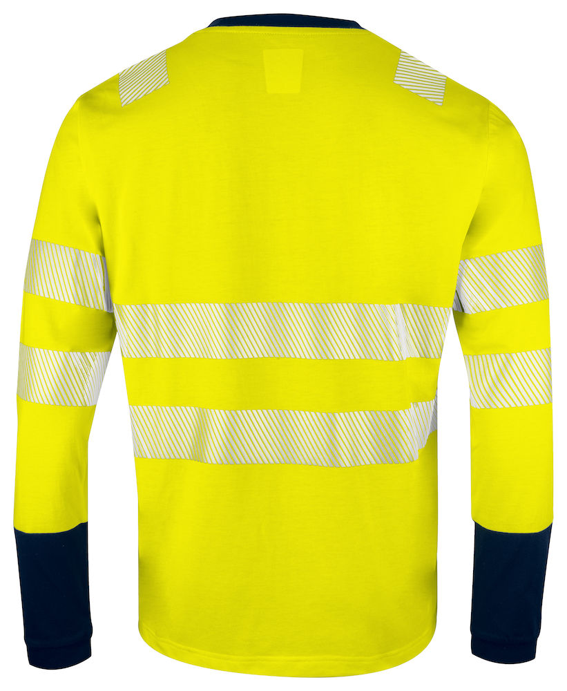 Projob 6014 T-SHIRT LÅNGÄRMAD EN ISO 20471 KLASS 3/2 - 3