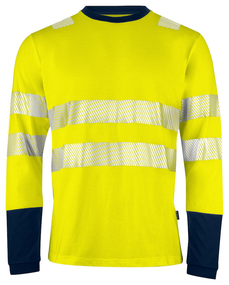 Projob 6014 T-SHIRT LÅNGÄRMAD EN ISO 20471 KLASS 3/2
