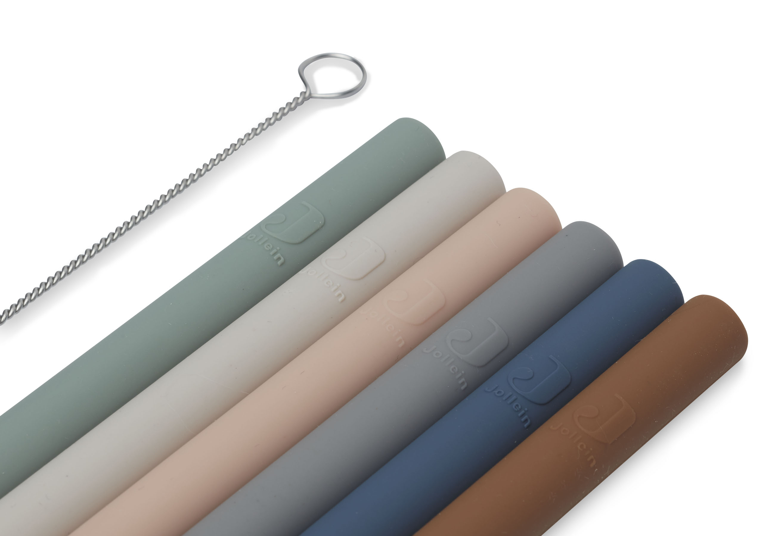 Jollein Sugrör i silikon multicolour (6 pack) - 3