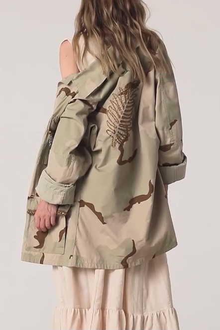 Meme Road - Camicia Vintage in Fantasia Jacket Camouflage - 4
