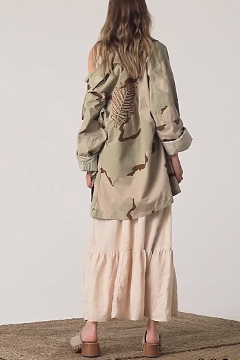 Meme Road - Camicia Vintage in Fantasia Jacket Camouflage