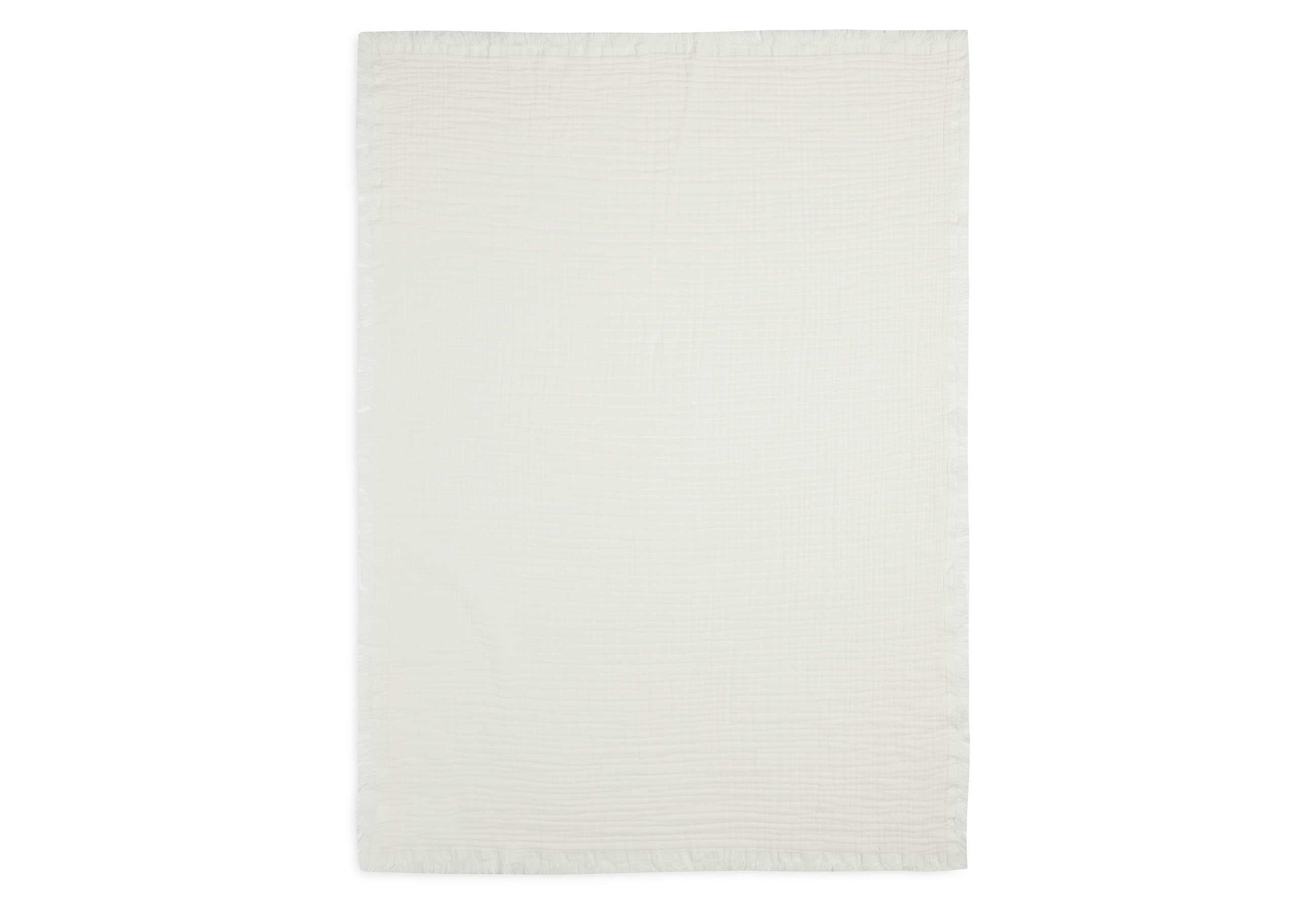 Jollein Fringe Muslinfilt 100% ekologisk bomull 75x100cm ivory - 4