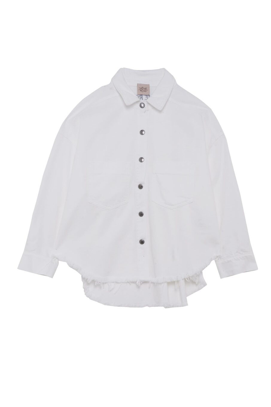 Meme Road - Oversized Round Jacket White