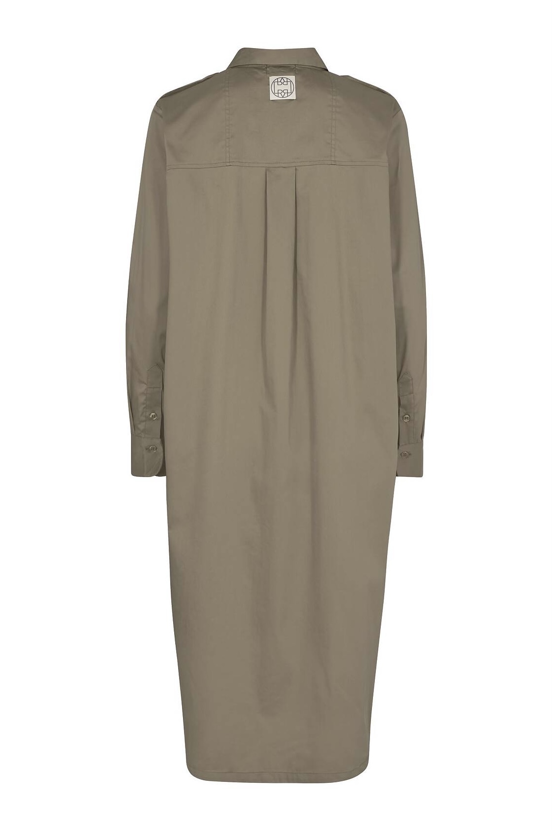 Levéte Room - Isla Solid 44 Dress Khaki - 3
