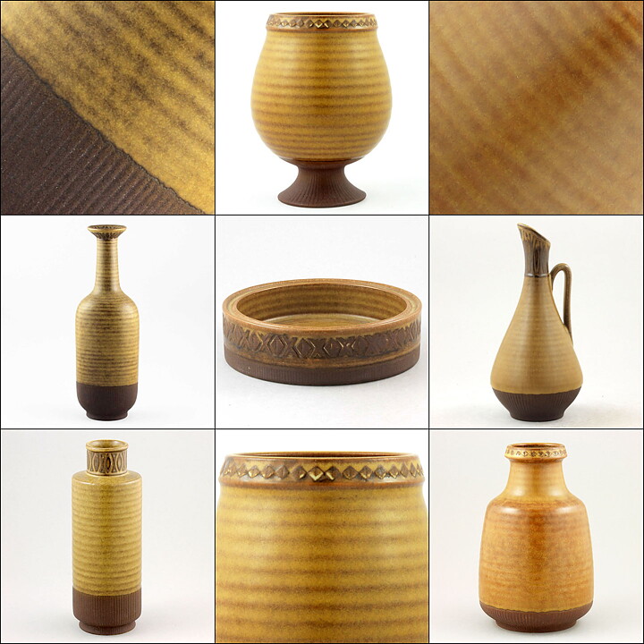 グナー・ニールンド  Petitessシリーズ  ブラウンのボウル Bowl 1964年  (17 cm)