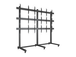 M Pro Series Video Wall Stand 3x3 43-65" Black