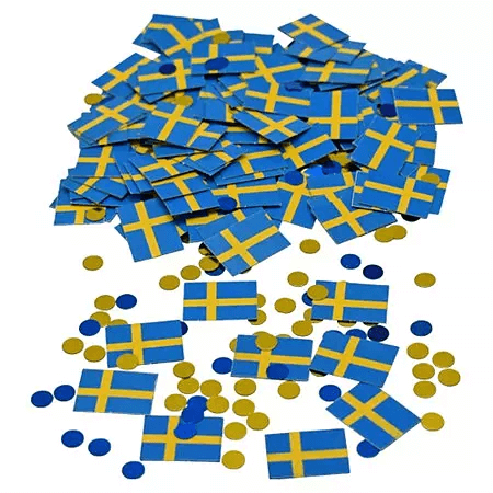 Studentdekoration PAKET Premium Gul och Blå  - 9