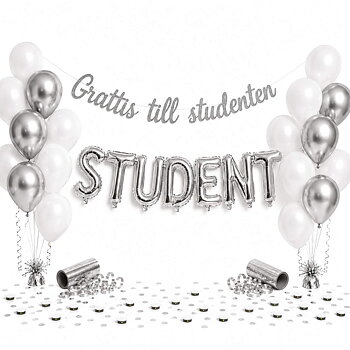 Studentpaket Silver & Vit Premium