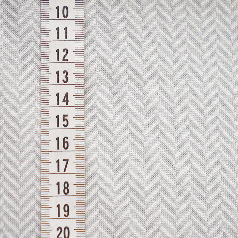 JACQUARD  FISCHGRÄT - LIGHT GRAY - 5