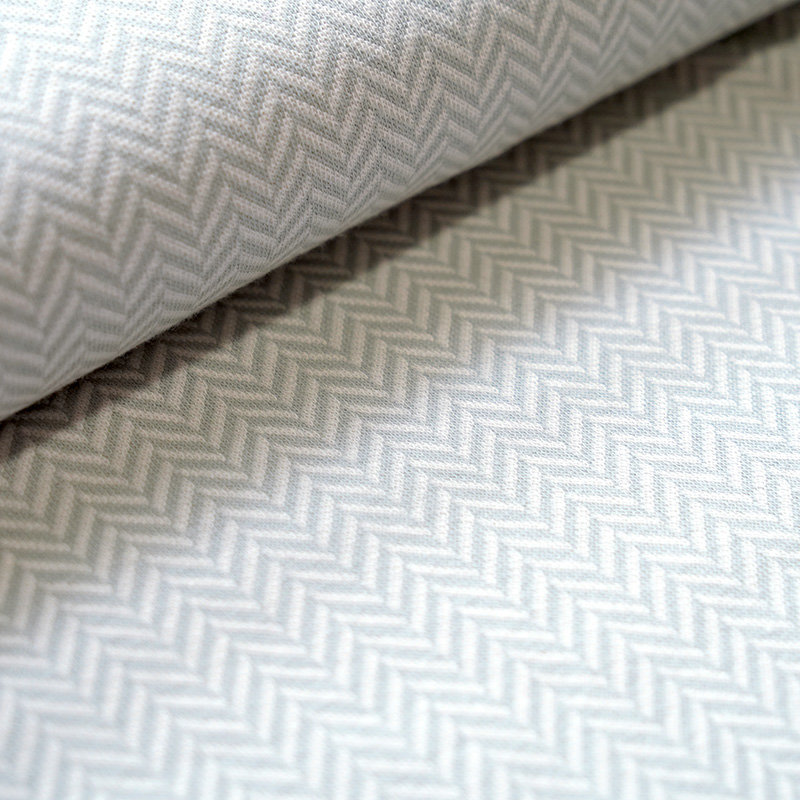 JACQUARD  FISCHGRÄT - LIGHT GRAY