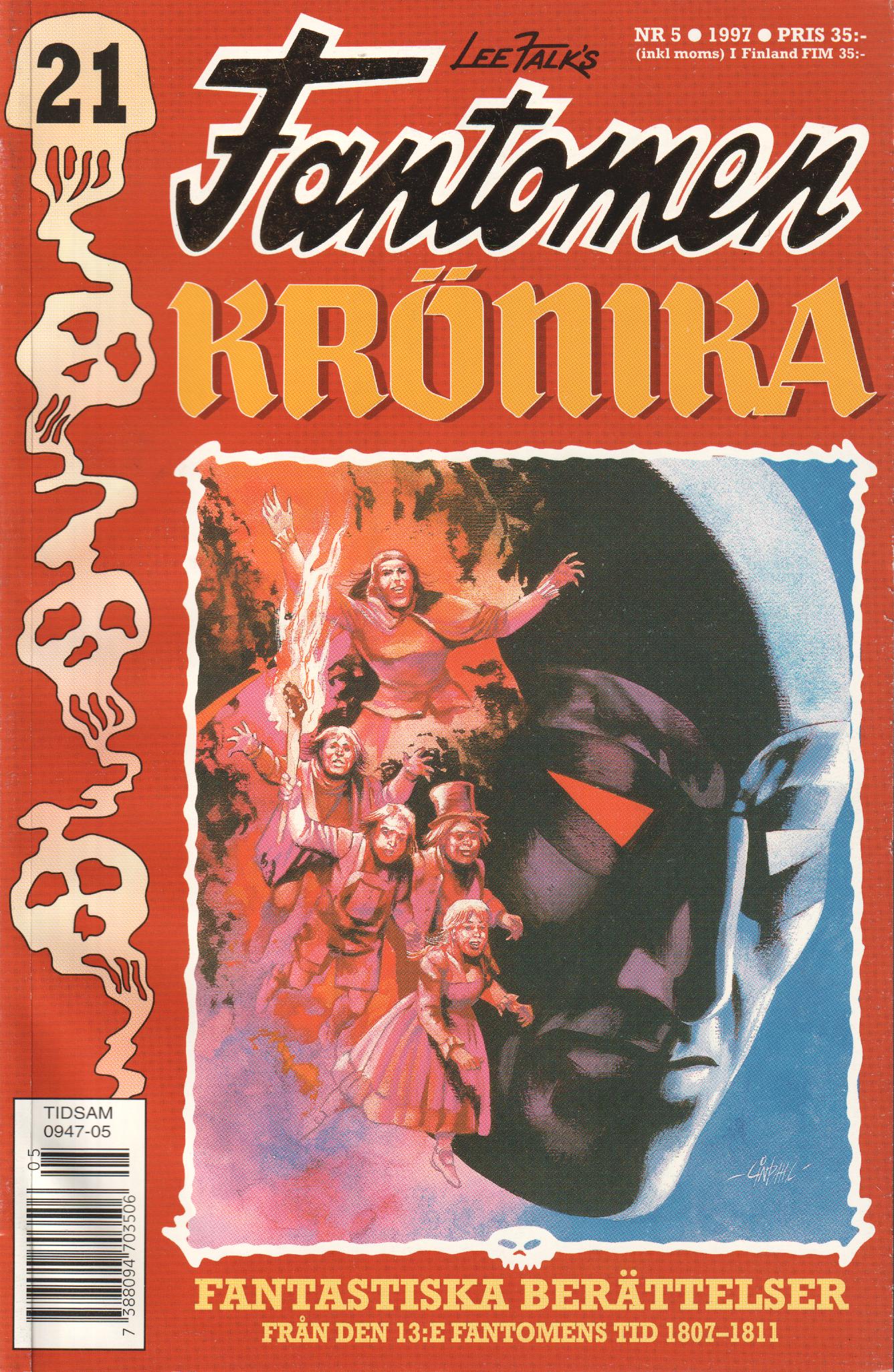 Fantomen Krönika 21 Nummer 5 1997 , begagnad