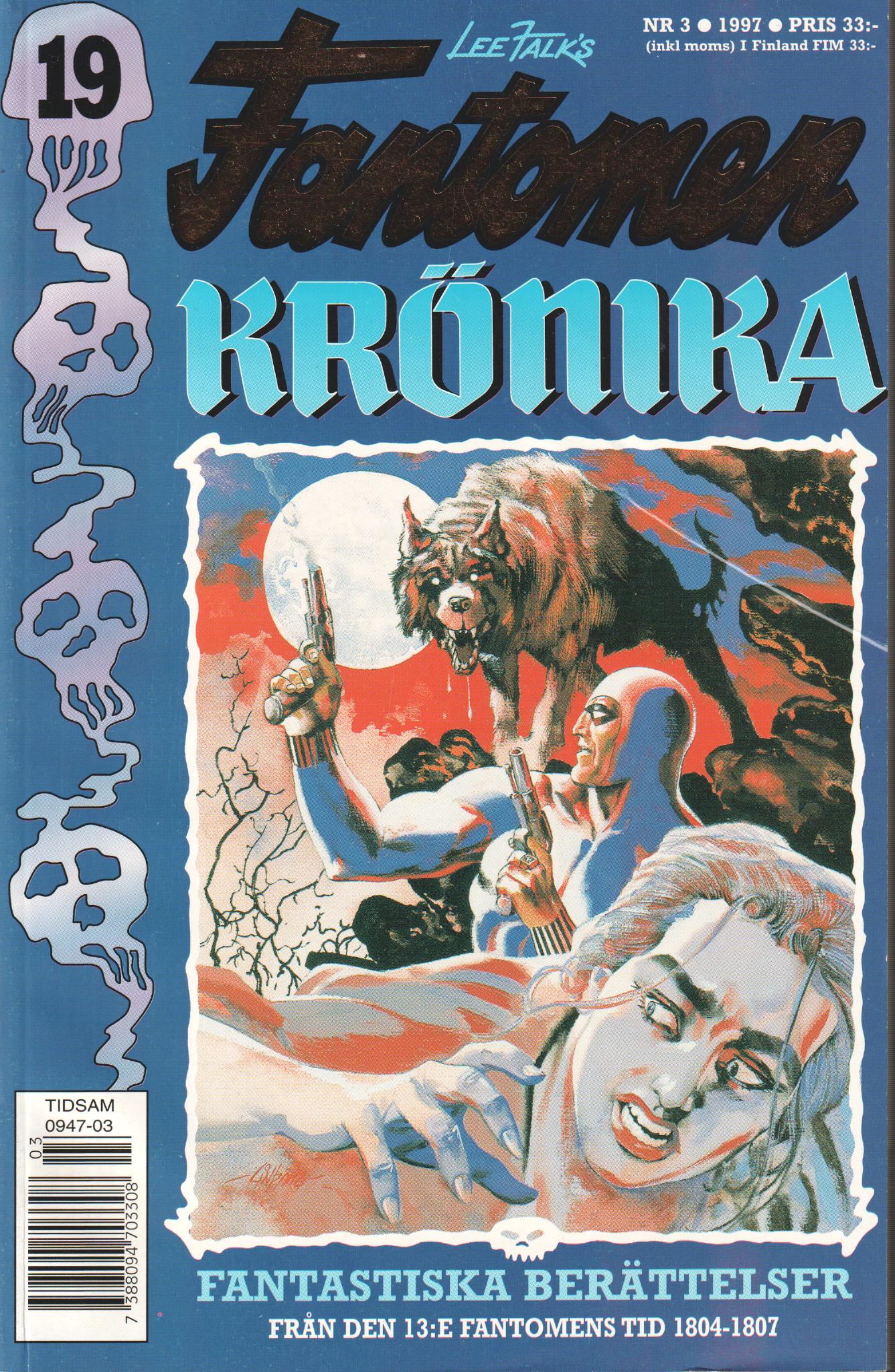 Fantomen Krönika 19 Nummer 3 1997 , begagnad