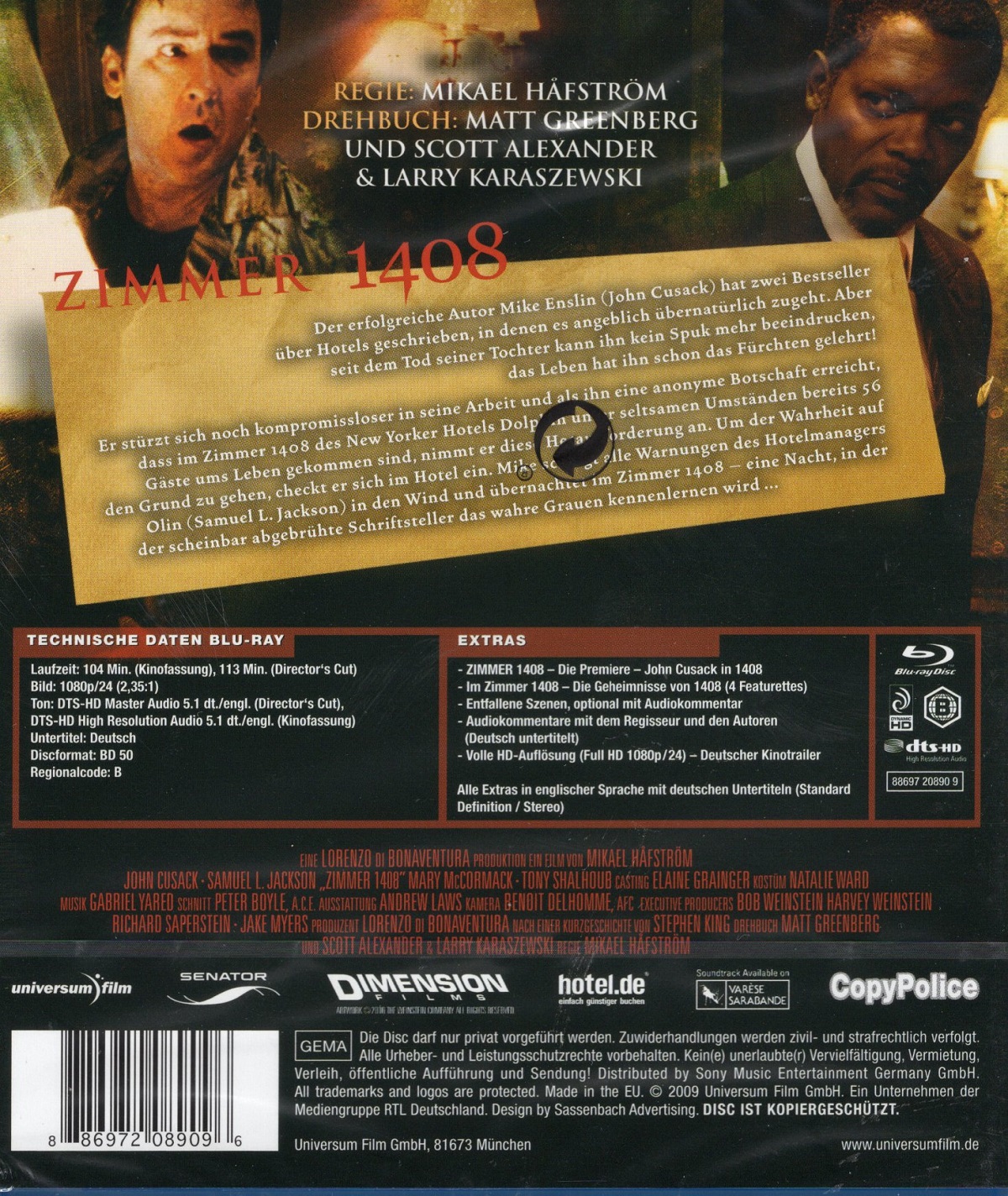 1408 (ej svensk text) (Blu-ray) - 2