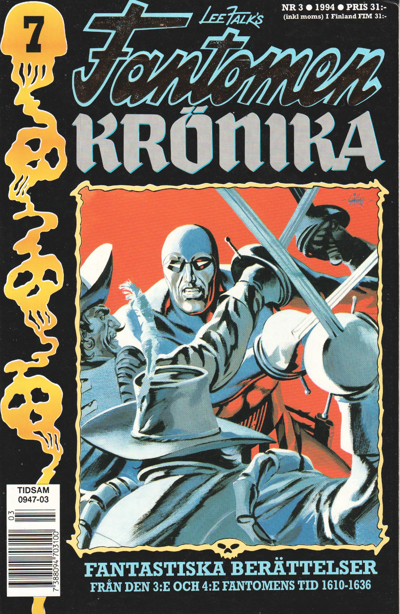 Fantomen Krönika 7 Nummer 3 1994 , begagnad