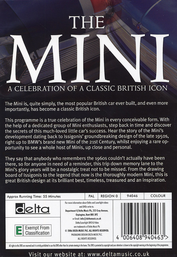 The Mini: A Classic British Icon (DVD) - 2