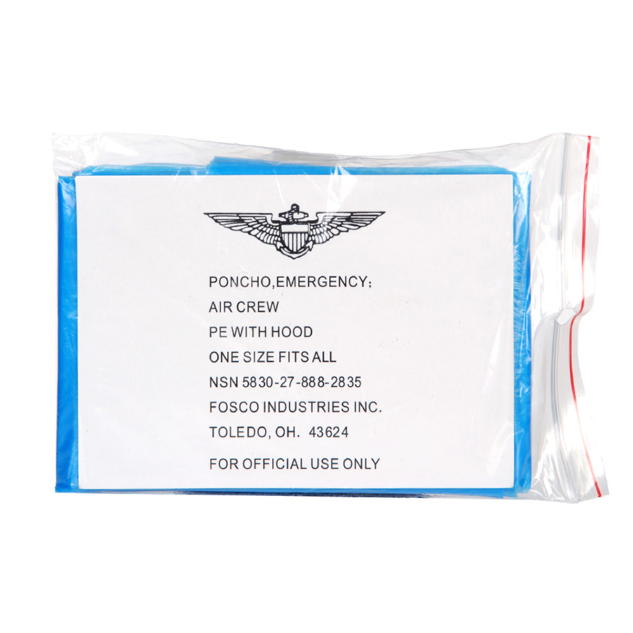 Emergency poncho Blue - 2