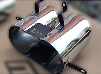 Quad Ändrör För MP Concepts GT500 Style Diffuser (MUSTANG 18-21 GT Premium, EcoBoost Premium)