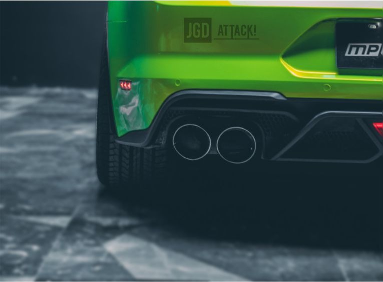 Quad Ändrör För MP Concepts GT500 Style Diffuser (MUSTANG 18-21 GT Premium, EcoBoost Premium) - 5