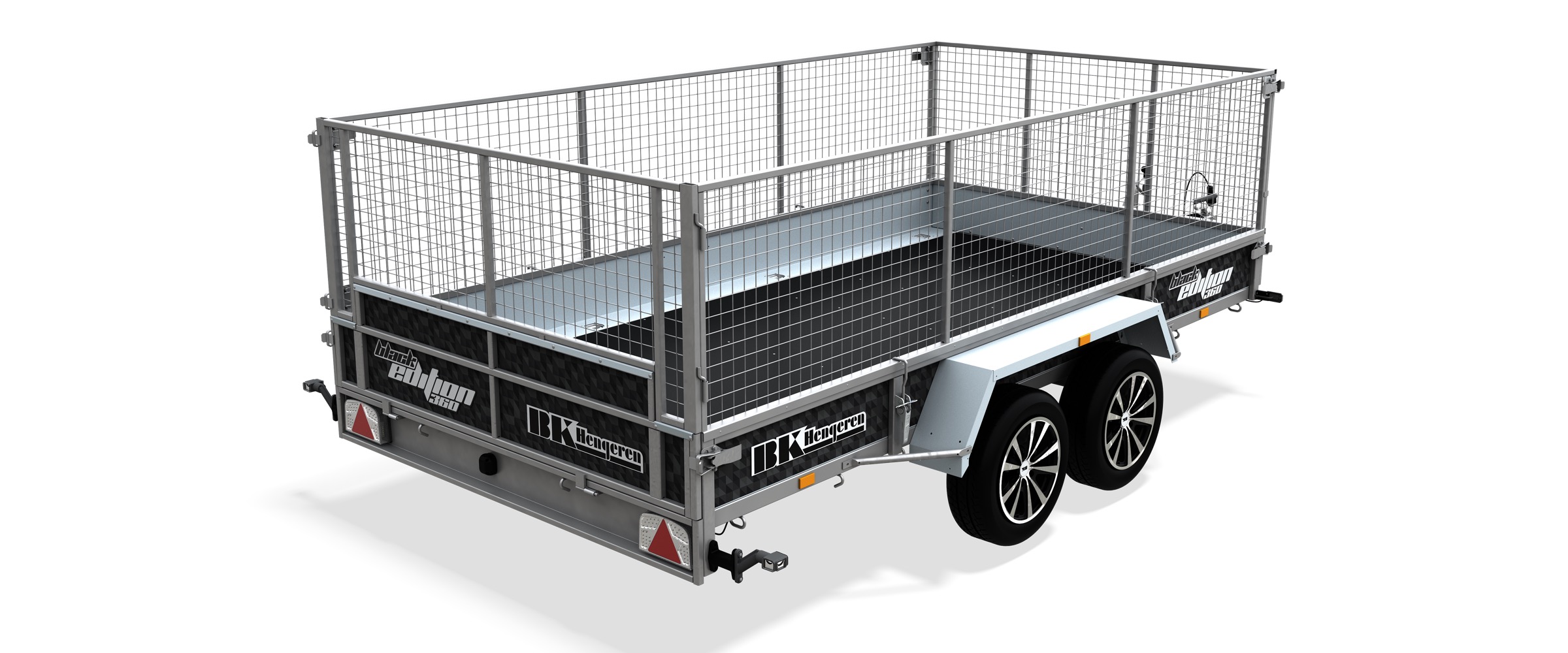 SLÄPVAGN ::: 345 x 165 cm - 1600 :: 2000 kg - BK #34 - 4