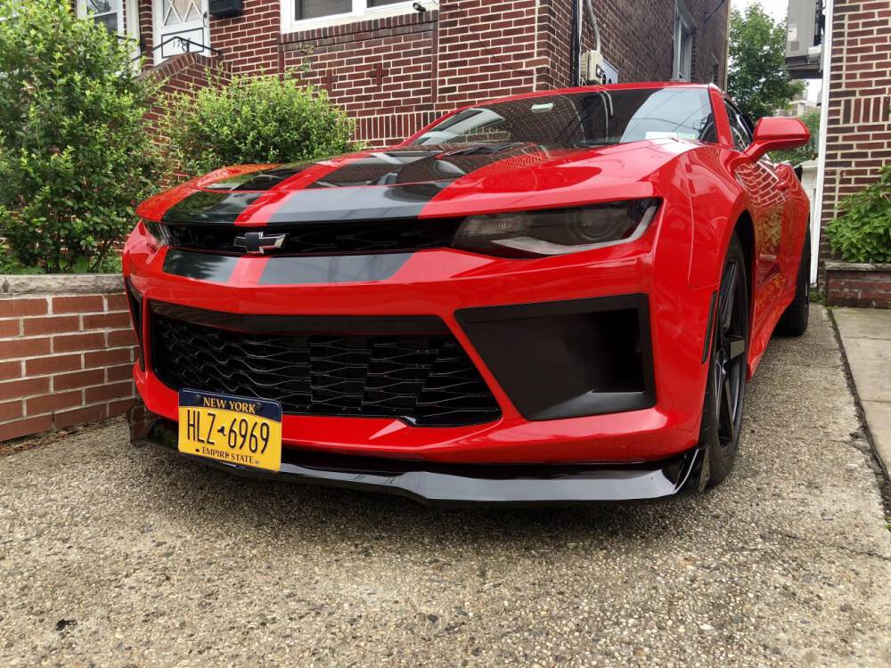 Frontläpp - Gloss Black (CAMARO 16-21 LT/RS/SS) - 4