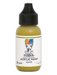 Dina Wakley Media Acrylic Paint 29ml - Olive