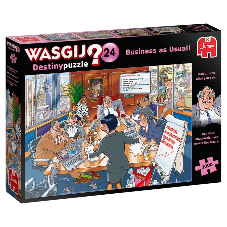 Wasgij Destiny #24 Business as Usual! 1000 Bitar Jumbo - 2