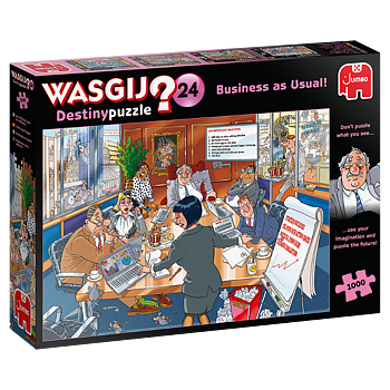 Wasgij Destiny #24 Business as Usual! 1000 Bitar Jumbo