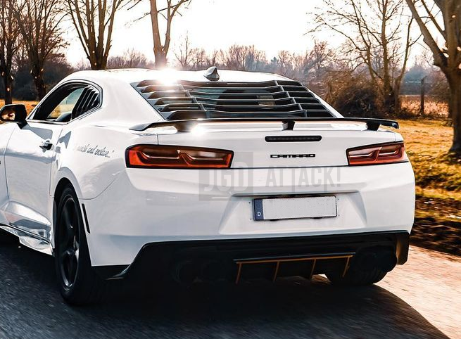 Kvartsfönster Scoops - Gloss Black (CAMARO 16-21 all) - 3