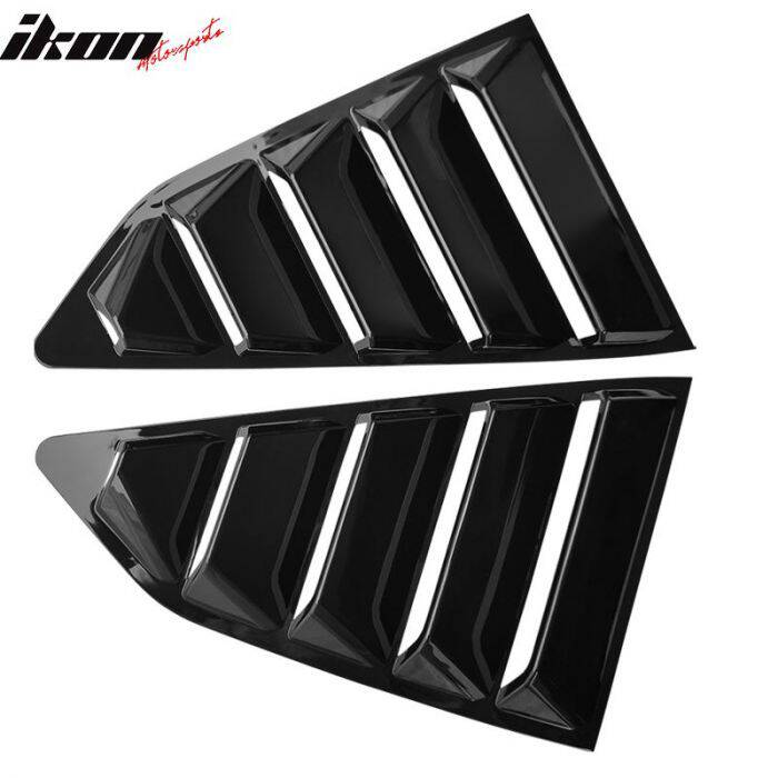 Kvartsfönster Scoops - Gloss Black (CAMARO 16-21 all) - 5