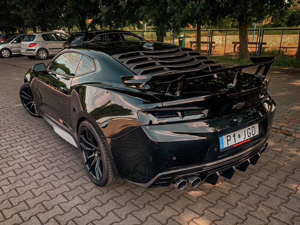 Diffuser Med Fenor - Single/Dubbla Utblås (ALLA CAMARO 16-23 UTOM ZL1) - 6