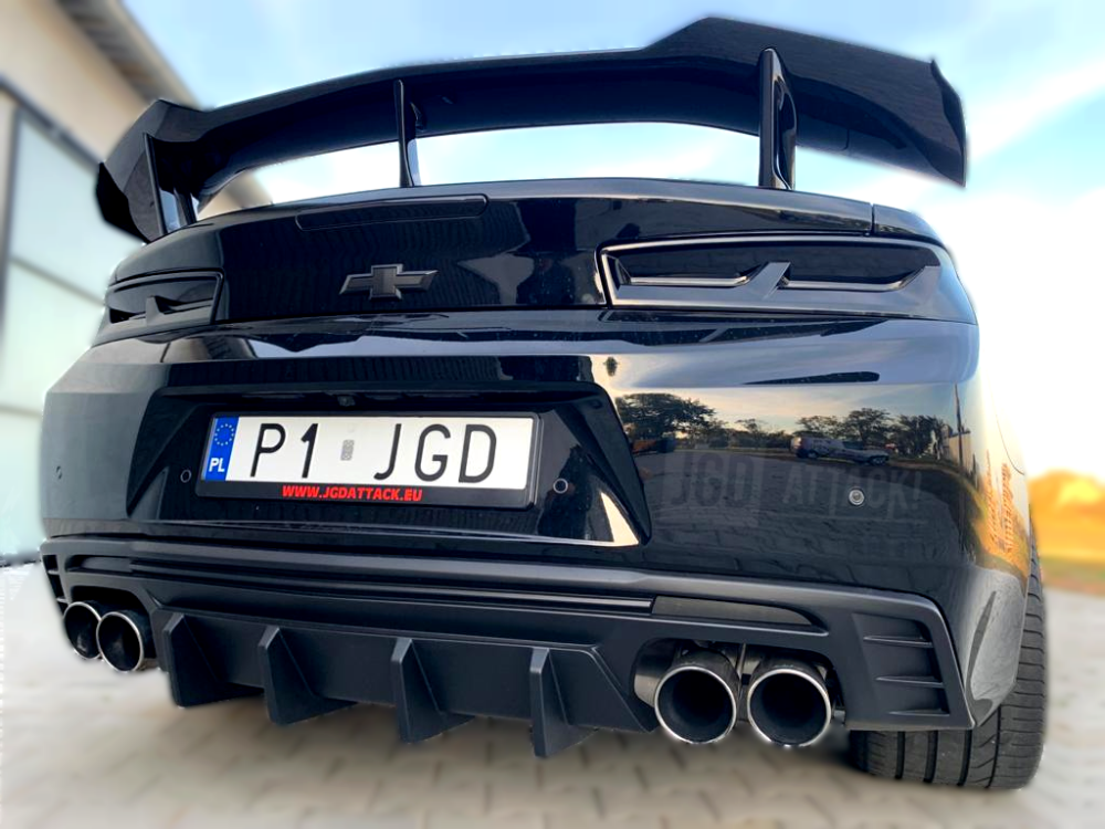 Diffuser Med Fenor - Single/Dubbla Utblås (ALLA CAMARO 16-23 UTOM ZL1) - 9