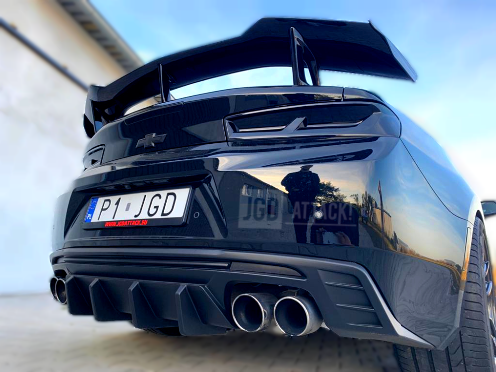 Diffuser Med Fenor - Single/Dubbla Utblås (ALLA CAMARO 16-23 UTOM ZL1)