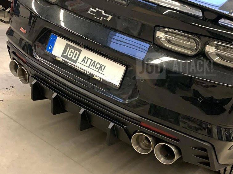 Diffuser Med Fenor - Single/Dubbla Utblås (ALLA CAMARO 16-23 UTOM ZL1) - 10