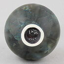 Isak Isaksson (2020) Unique Vase with Green Crystalline Glaze 11 cm