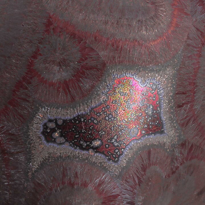 Isak Isaksson (2020) Unique Vase with Red Crystalline Glaze 18 cm