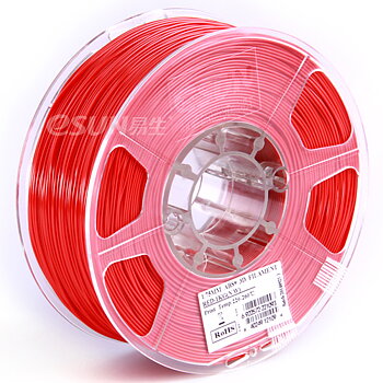 eSun ABS+ Filament (1.75mm, 1Kg) - Röd