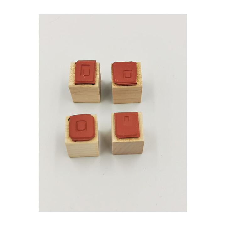 Hero Arts Rubber Stamps Second Hand - Retro Squares