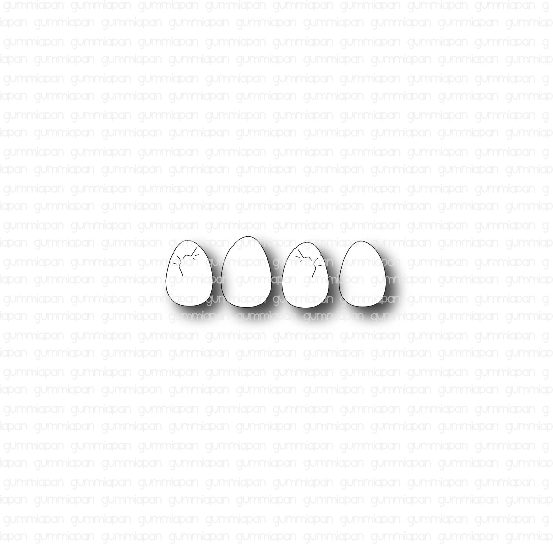 Gummiapan dies - Små ägg