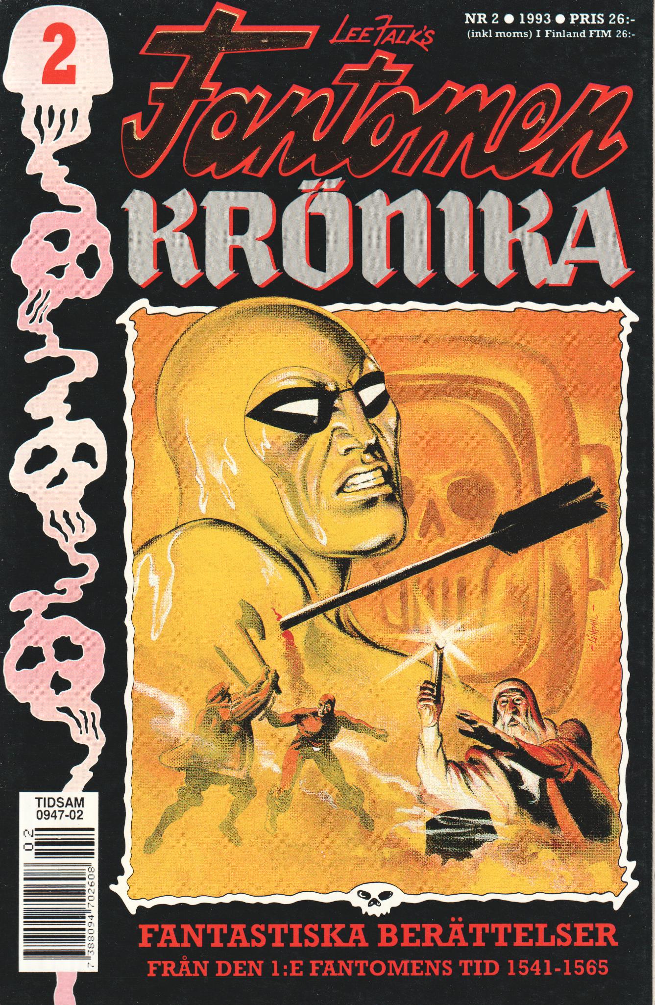 Fantomen Krönika 2 Nummer 2 1993 , begagnad
