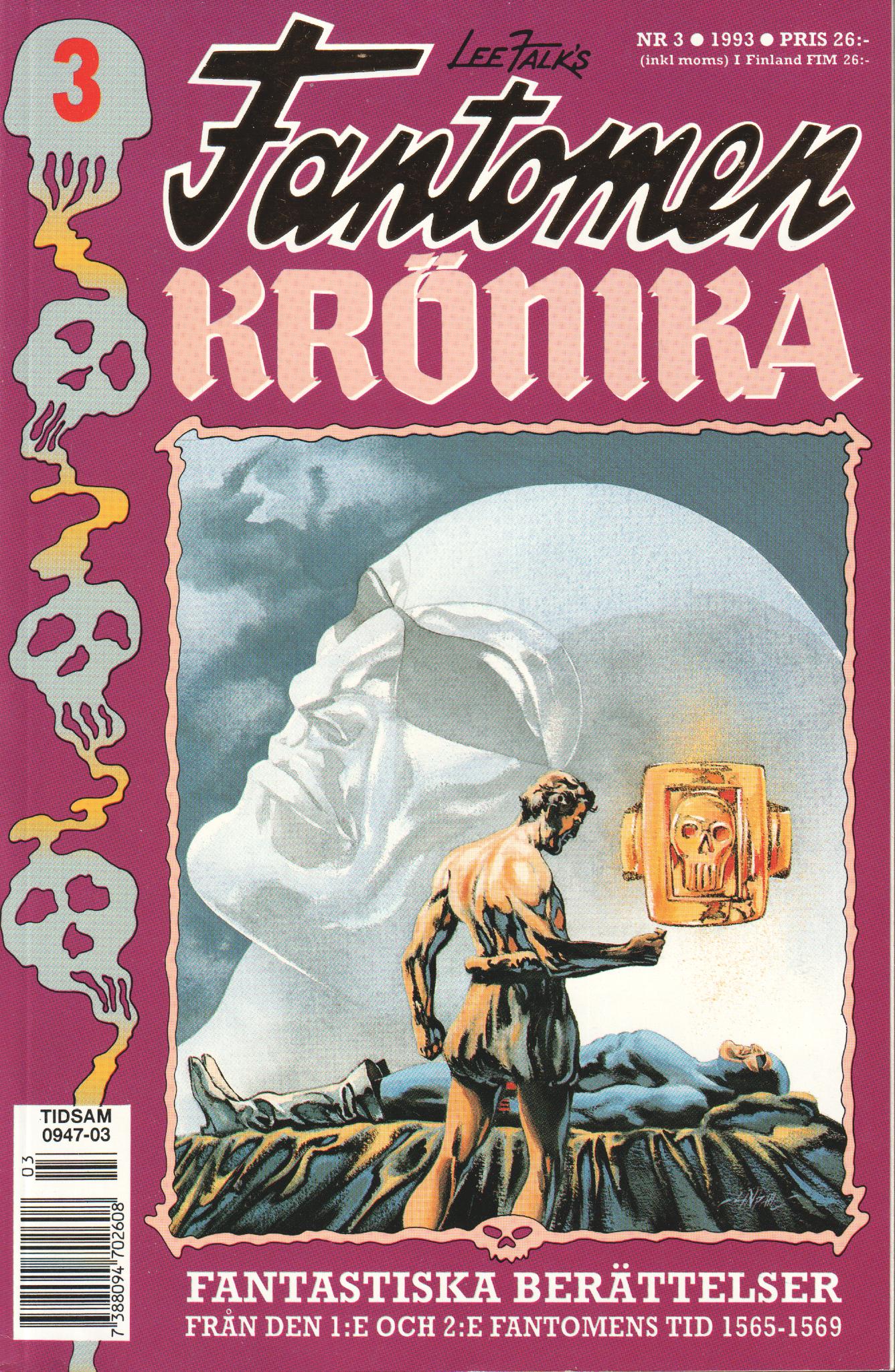 Fantomen Krönika 3 Nummer 3 1993 , begagnad