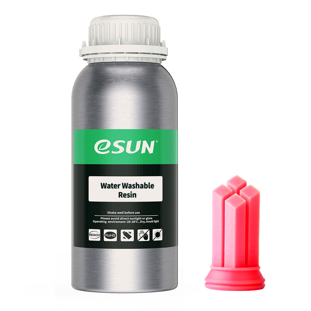 eSun Water Washable Resin (500g) — Röd