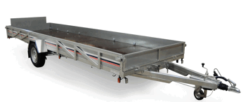 SLÄPVAGN :::  600 x 165 cm - 2000 kg - BK #60