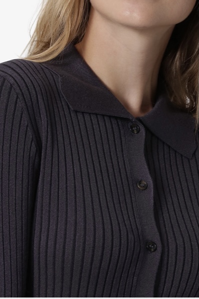 Noa Noa - Viscose Knit Cardigan India Ink - 3